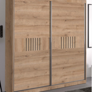 armario roble/rayado